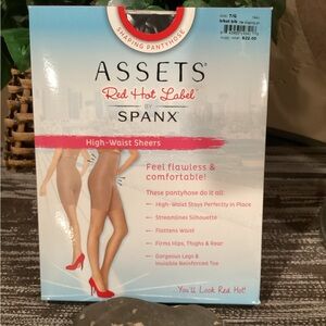 SPANX Assets Red Hot Label High-Waist Sheers - black